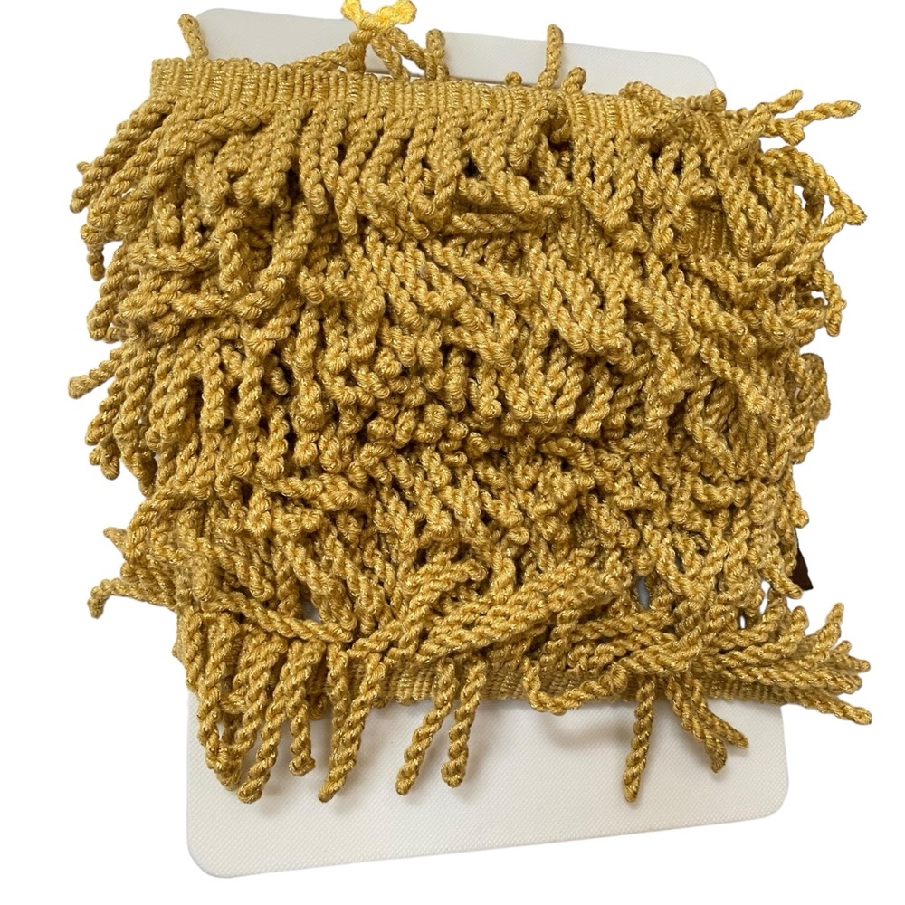 3" Long Gold Bullion Fringe Trim 15 feet or 5+ yards